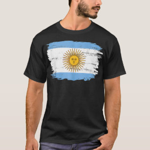 Vintage Argentina Flag For Argentinian Gift T-Shirt