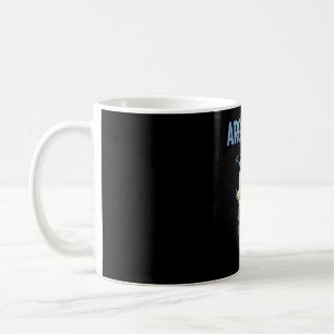 Vintage argentina map country flag vacay cheer coffee mug