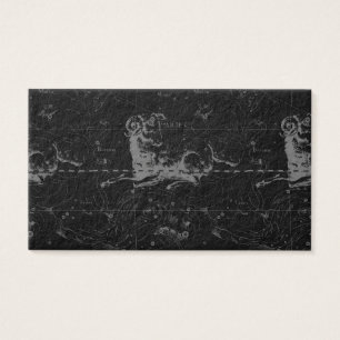 Vintage Aries Sign Constellation Hevelius 1690