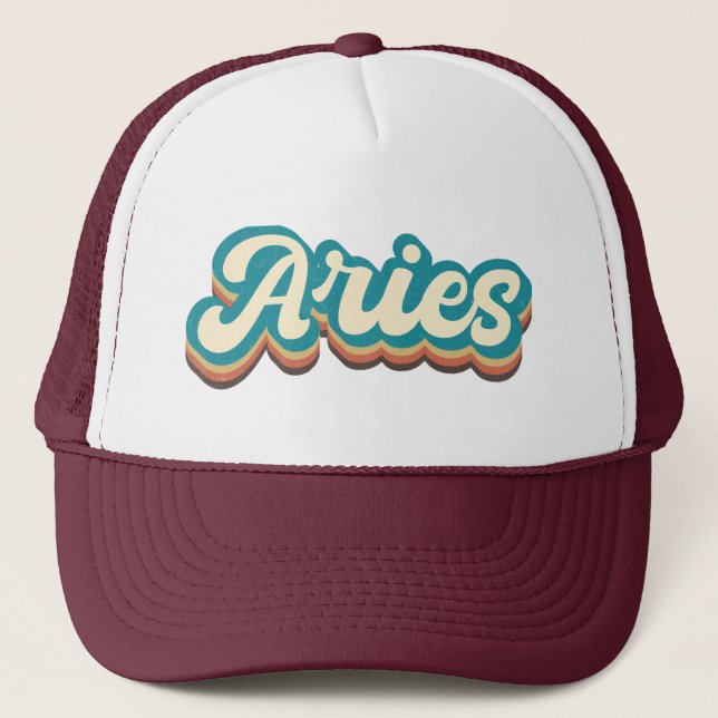 Vintage Aries Trucker Hat (Front)