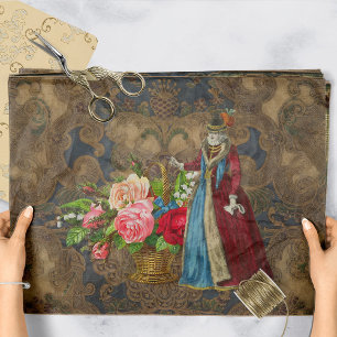 Vintage Aristocrat Garden Decoupage Tissue Paper