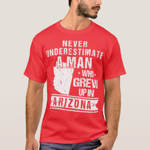 Vintage Arizona Map AZ State 1 T-Shirt