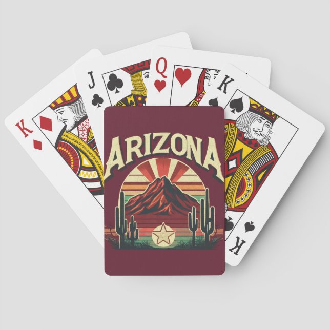 Vintage Arizona Playing Cards (Back)