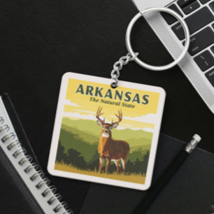 Vintage Arkansas Keychain