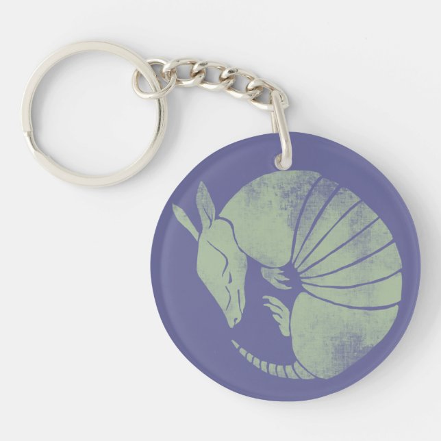 Vintage Armadillo Keychain (Front)