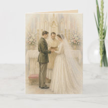 Vintage Army Groom Military Wedding