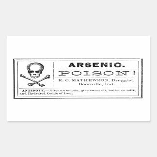 Vintage Arsenic Poison Label