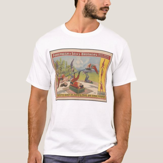 Vintage art circus promo T-Shirt (Front)