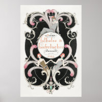 Vintage Art Deco 1920s George Barbier Illustration