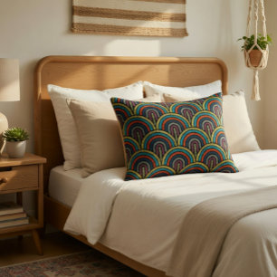 Vintage Art Deco Accent Pillow