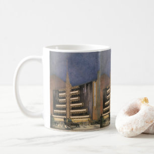 Vintage Art Deco Architecture, Building in NYC Coffee Mug
