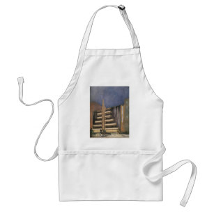 Vintage Art Deco Architecture, Building in NYC Standard Apron