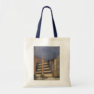 Vintage Art Deco Architecture, Building in NYC Tote Bag