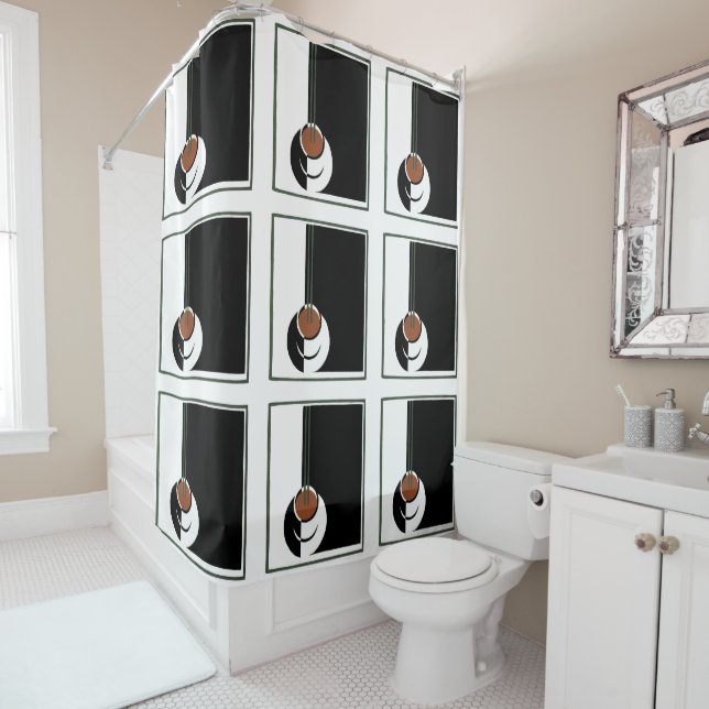 Vintage Art Deco, Cup of Coffee with Steam (In Situ)