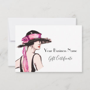 Vintage Art Deco Fashion Gift Certificate