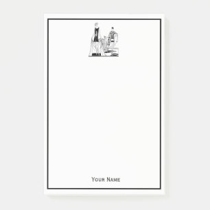 Vintage Art Deco Fashionable Ladies at the Beach Post-it Notes