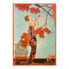 Vintage Art Deco, Flighty Bird by George Barbier