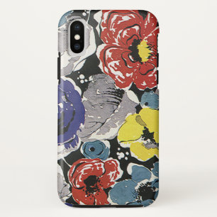 Vintage Art Deco Flowers, Roses Floral Pattern Case-Mate iPhone Case