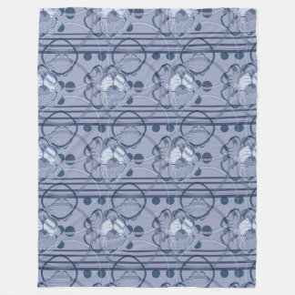 Vintage ART DECO I + your Ideas Fleece Blanket