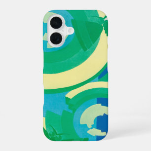 Vintage Art Deco Jazz Pochoir Garden Butterflies iPhone 16 Case