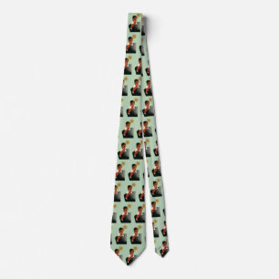 Vintage Art Deco, Man with Cocktail in the Sun Tie
