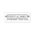 Vintage Art Deco Monogram Return Address
