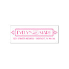 Vintage Art Deco Monogram Return Address