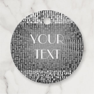 Vintage Art Deco Mosaic Custom Text Favour Tags