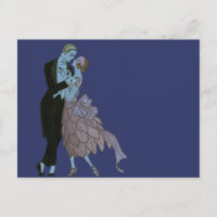 Vintage Art Deco Newlyweds, Love Wedding Dance