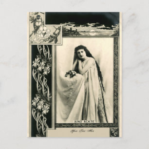 Vintage Art Deco or Nouveau Photo Frame Template