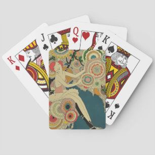 Vintage Art Deco - Para Todos - Psychedelic Playing Cards