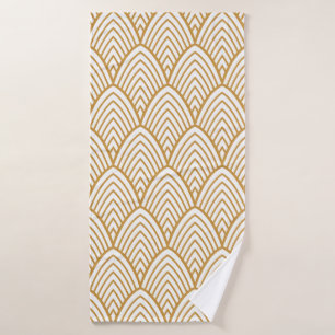 Vintage art deco seamlesspattern bath towel