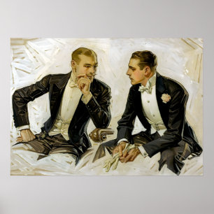 Vintage Art Deco The Donchester Poster