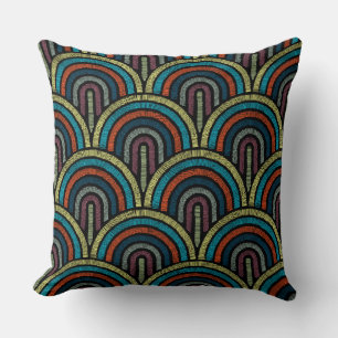 Vintage Art Deco Throw Pillow
