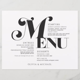 Vintage Art Deco Wedding Black White