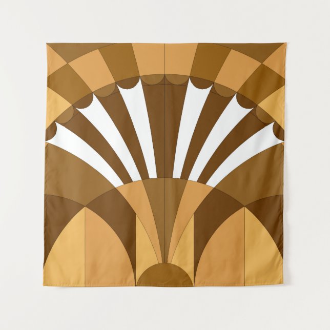 Vintage art decor pattern tapestry (Front)