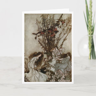 Vintage Art - Fairies Feel Dancey, Card