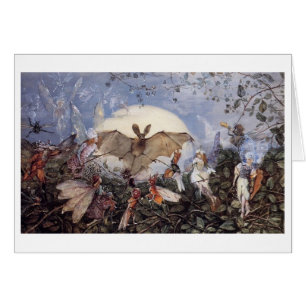 Vintage Art - Fairies in the Moonlight,
