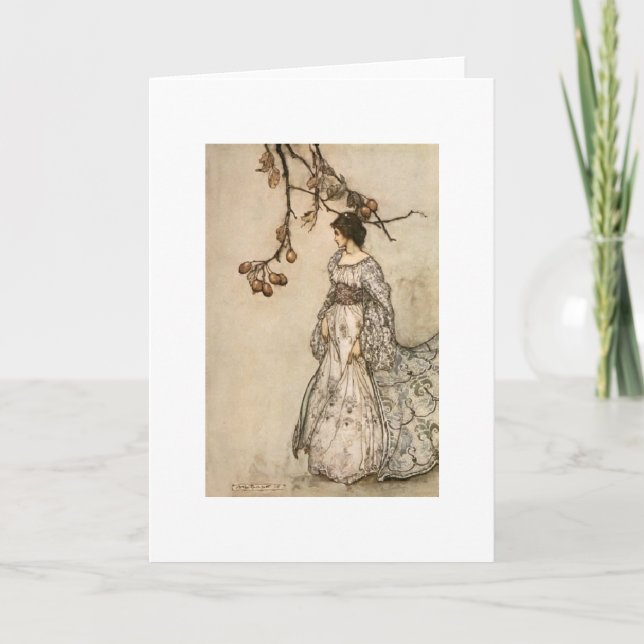 Vintage Art - Fairy Feeling "Undancey", Card (Front)