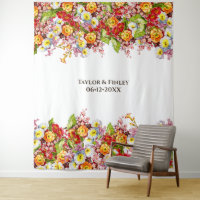Vintage Art Floral Pattern Spring Flowers Primrose