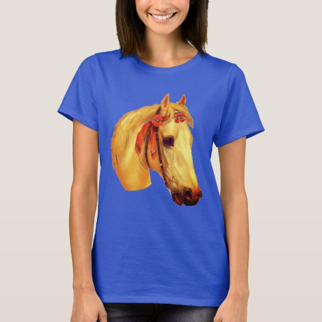 Vintage Art Horse T-Shirt (Front)