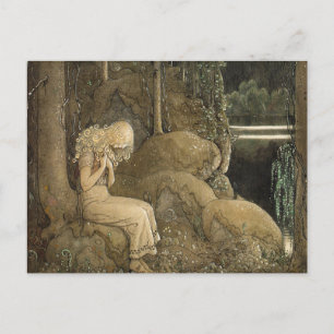 Vintage Art John Bauer Gnomes and Trolls Postcard