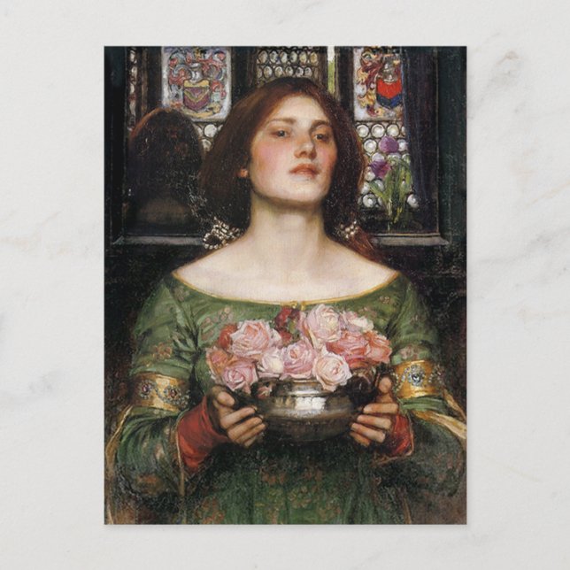 Vintage Art John William Waterhouse Postcard (Front)