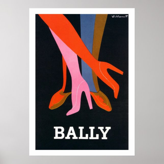 Vintage Art - Legs by Bernard Villemot Poster (Front)