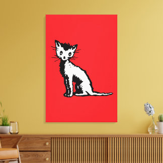 Vintage Art Millions of Cats Wanda Gag 1928 Canvas Print