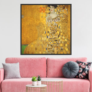 Vintage Art Nouveau Adele Bloch-Bauer I by Klimt Canvas Print