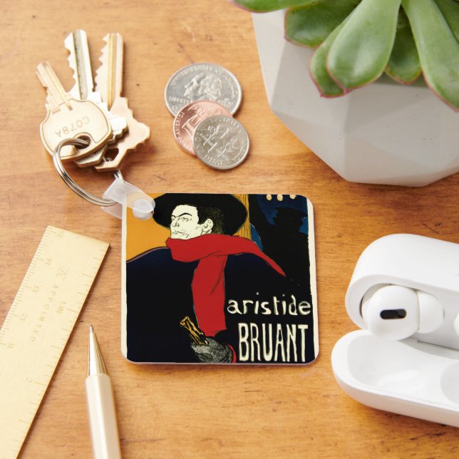 Vintage Art Nouveau Ambassadeurs, Toulouse Lautrec Keychain (Desk)