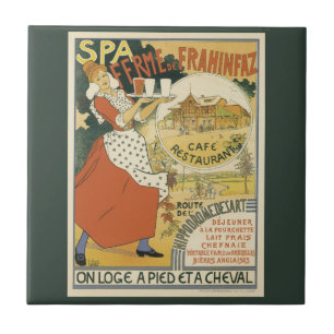 Vintage Art Nouveau, Beer Bar Restaurant and Cafe Tile