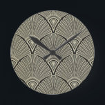 vintage,art nouveau,beige,grey,art deco, french round clock<br><div class="desc">vintage, art nouveau, beige, grey, art deco,  french, rustic, retro, chic, 
fan pattern,  asian, modern</div>