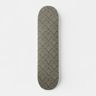 vintage,art nouveau,beige,grey,art deco, french,ru skateboard
